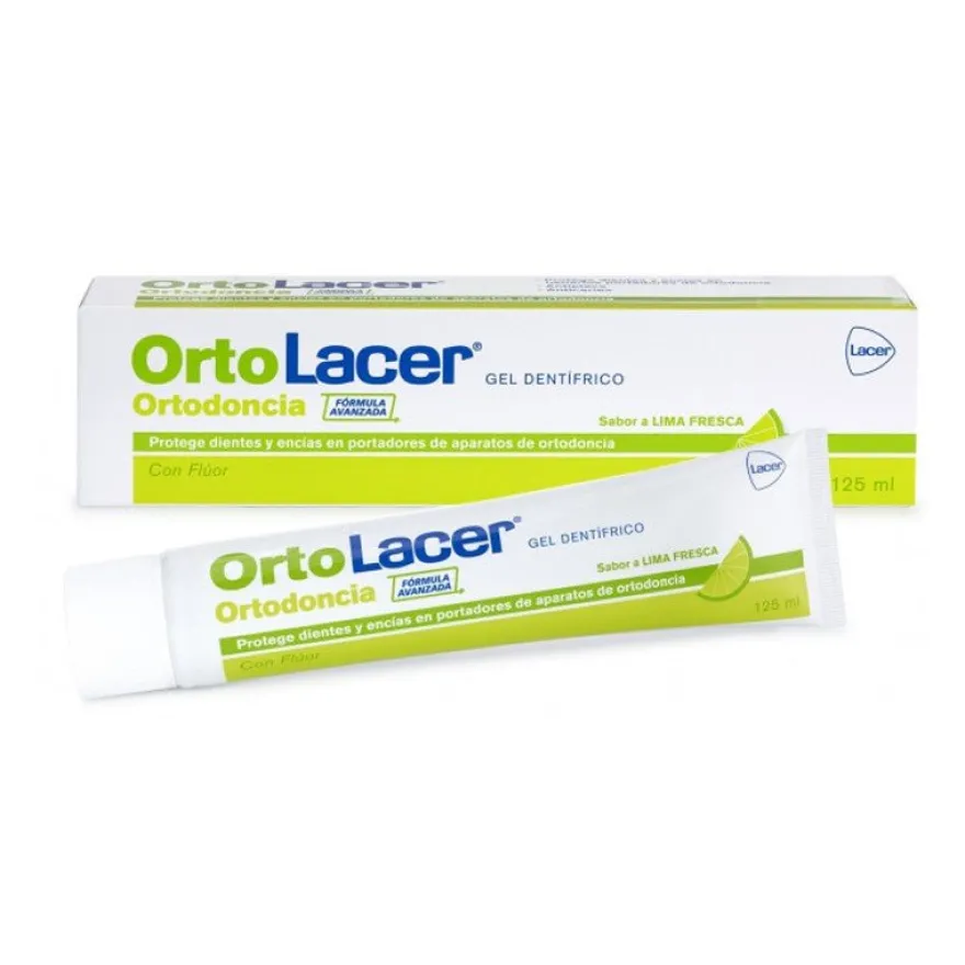 ORTOLACER Pasta de Dientes Sabor Lima 125ml