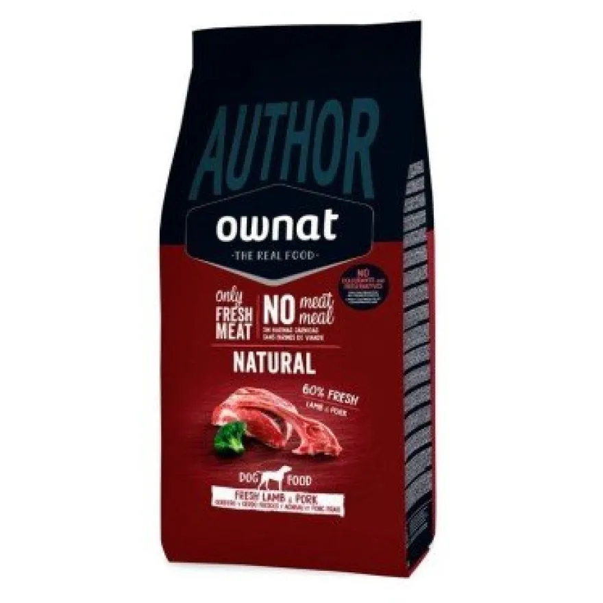 Ownat Author Fresh Cordero y Cerdo Pienso para Perros 10kg