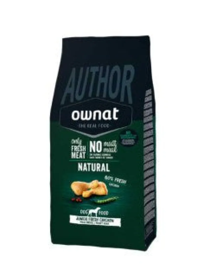 Ownat Author Junior Fresh Pollo Pienso para Cachorros 10Kg