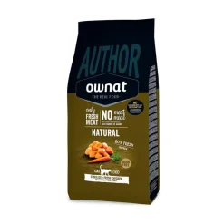 Ownat Author Pollo Fresco Esterilizado Comida para Gatos 1,5kg