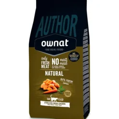 Ownat Author Pollo Fresco Esterilizado Comida para Gatos 1,5kg