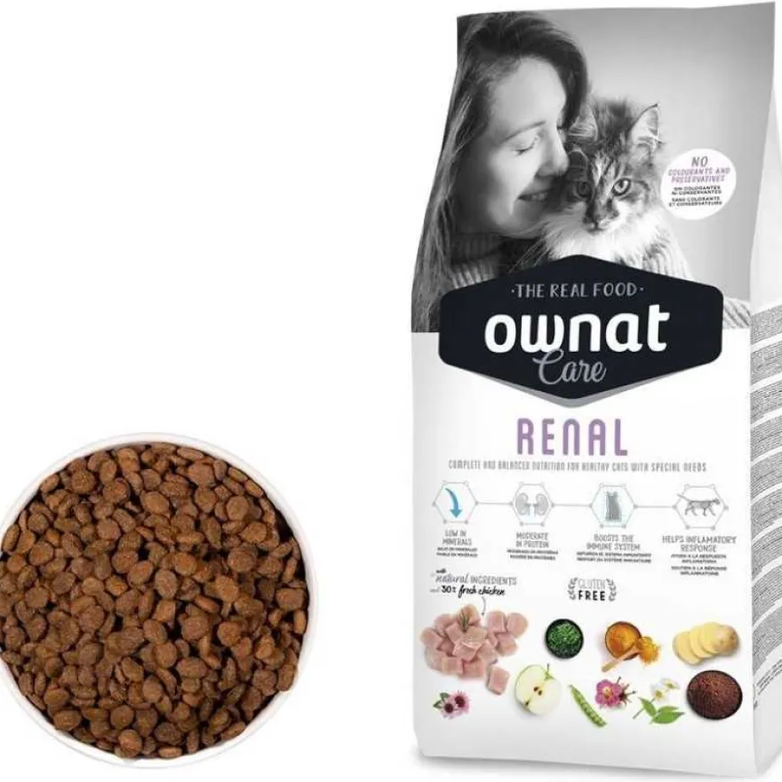 Ownat Care Renal Gato Alimento Seco 3Kg