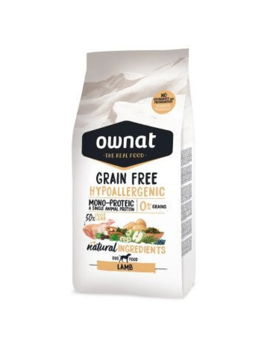 Ownat Grain Free Canine Hypo Cordero Pienso Seco 3Kg