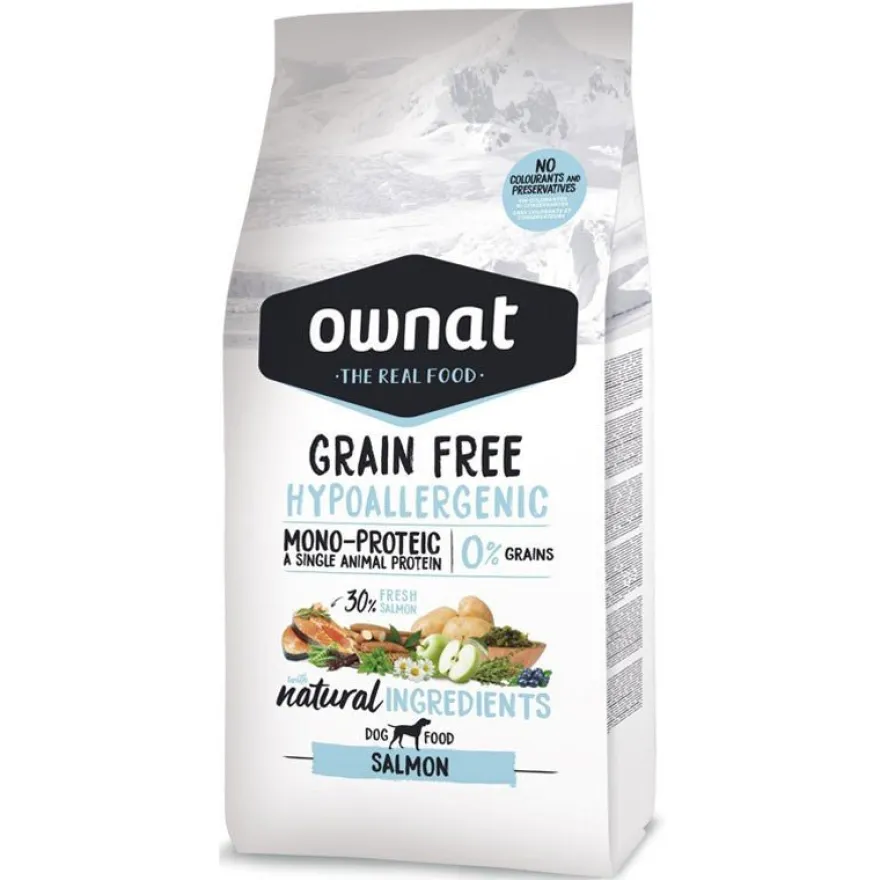 Ownat Grain Free Canine Hypo Salmón Pienso 3Kg