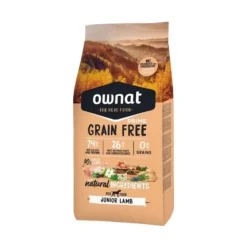 Ownat Grain Free Canine Prime Junior Cordero Pienso para Cachorros 3Kg