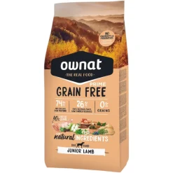 Ownat Grain Free Canine Prime Junior Cordero Pienso para Cachorros 3Kg