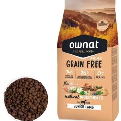 Ownat Grain Free Prime Canine Junior Cordero Pienso 12kg