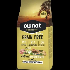 Ownat Grain Free Prime Junior Pienso para Cachorros Pollo y Pavo 12Kg