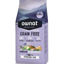 Ownat Prime Grain Free Adult Sterilized Pescado Pienso 8Kg