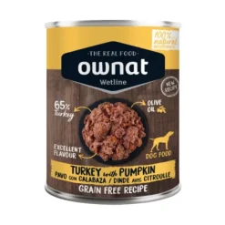 Ownat Wetline Canine Pavo Con Calabaza Lata 400gr