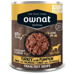 Ownat Wetline Canine Pavo Con Calabaza Lata 400gr
