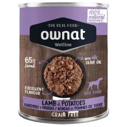 Ownat Wetline Lata Cordero con Patatas Perro 395 g