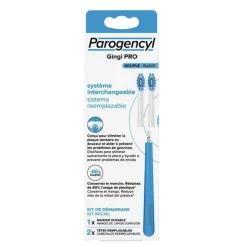 PAROGENCYL Gingi PRO Cepillo Dental Suave Sistema Reemplazable + 2 Recambios