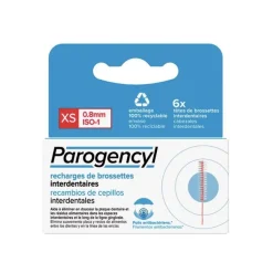 PAROGENCYL Recambios de Cepillos Interdentales XS 0.8mm ISO-1