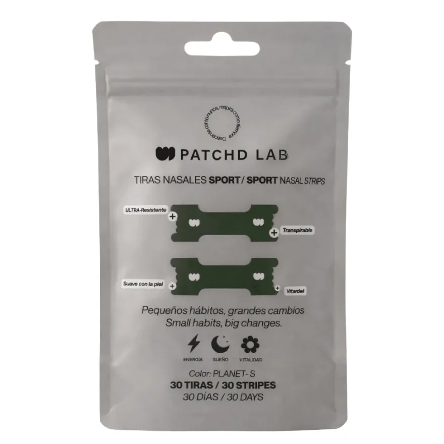 Patchd Lab Tiras Nasales Sport Green 30 Tiras