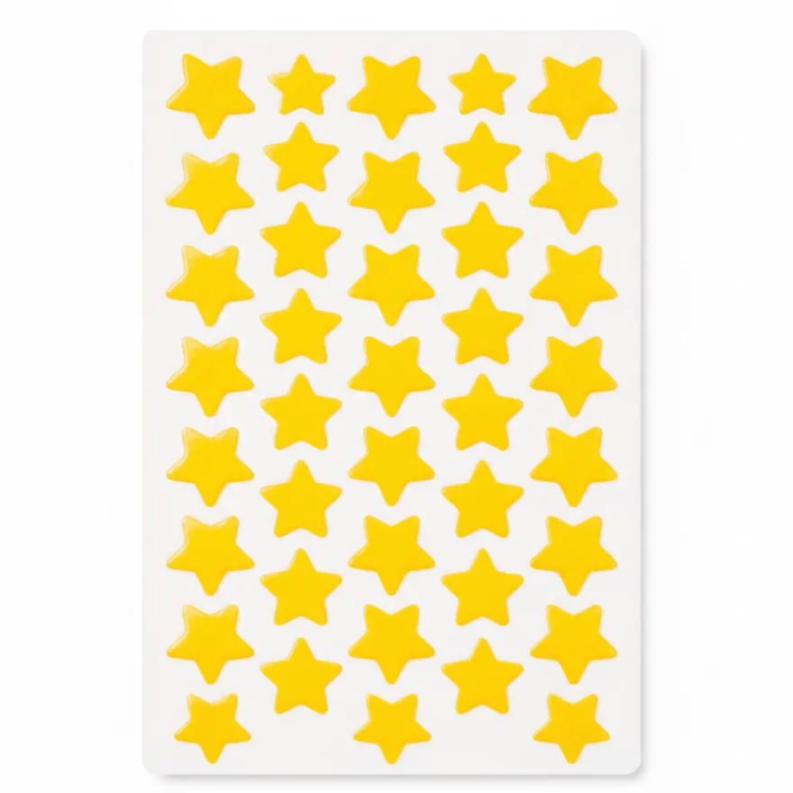 Patchd Star Amarillo Sobre 40 unidades