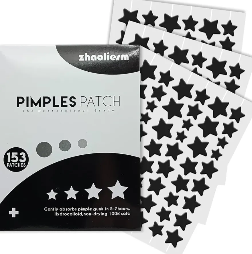 Patchd Star Sobre 40 Unidades Negro