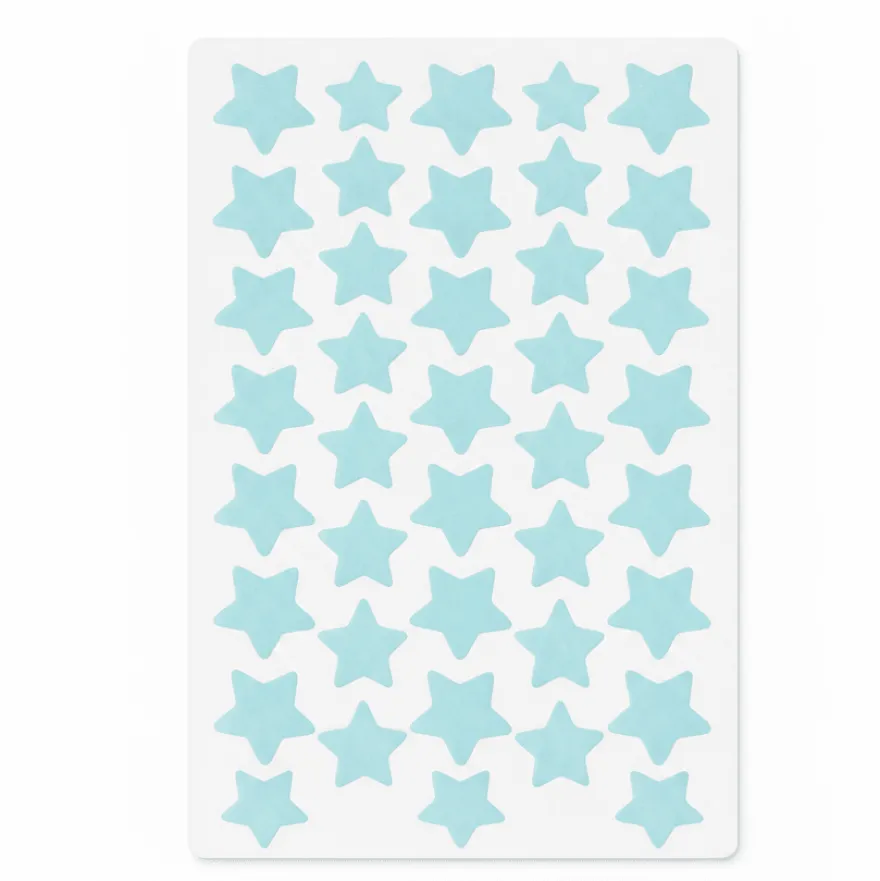 Patchd Star Turquesa Sobre 40 unidades
