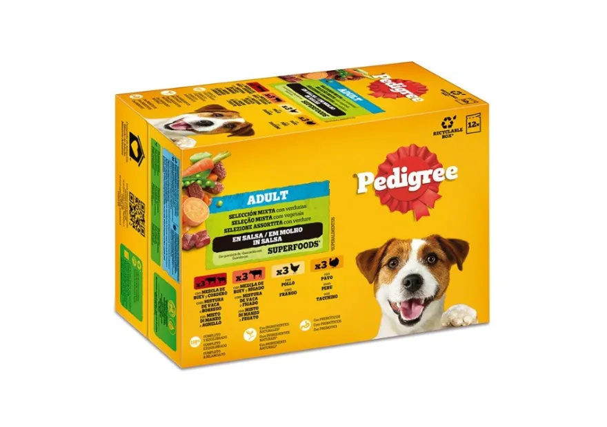 Pedigree Bolsitas Salsa Mixto 48 x 100g