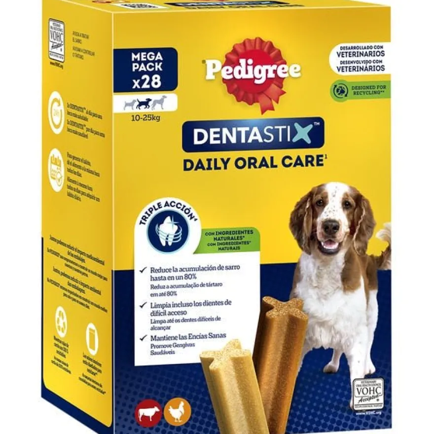 Pedigree DentaStix Snacks para Perros Adultos 28 uds