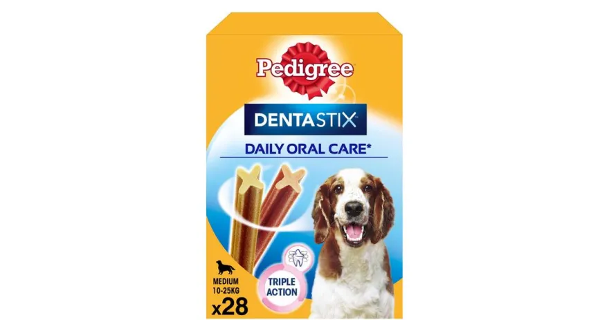 Pedigree DentaStix Snacks para Perros Adultos 28 uds