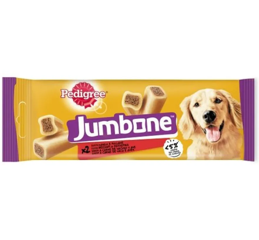 Pedigree Jumbone Buey Snack para Perros Médianos 12 uds