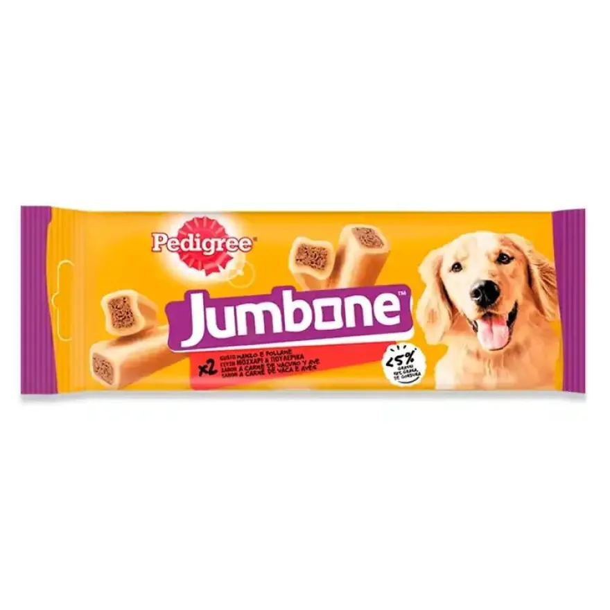 Pedigree Jumbone Buey Snack para Perros Médianos 12 uds