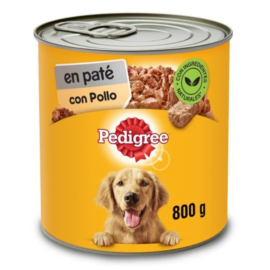 Pedigree Pollo Paté Comida Húmeda para Perros 12 x 800g