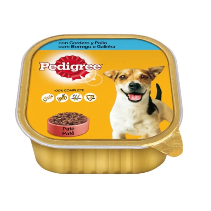 Pedigree Tarrina Cordero y Pollo Comida Húmeda para Perros 20x300G