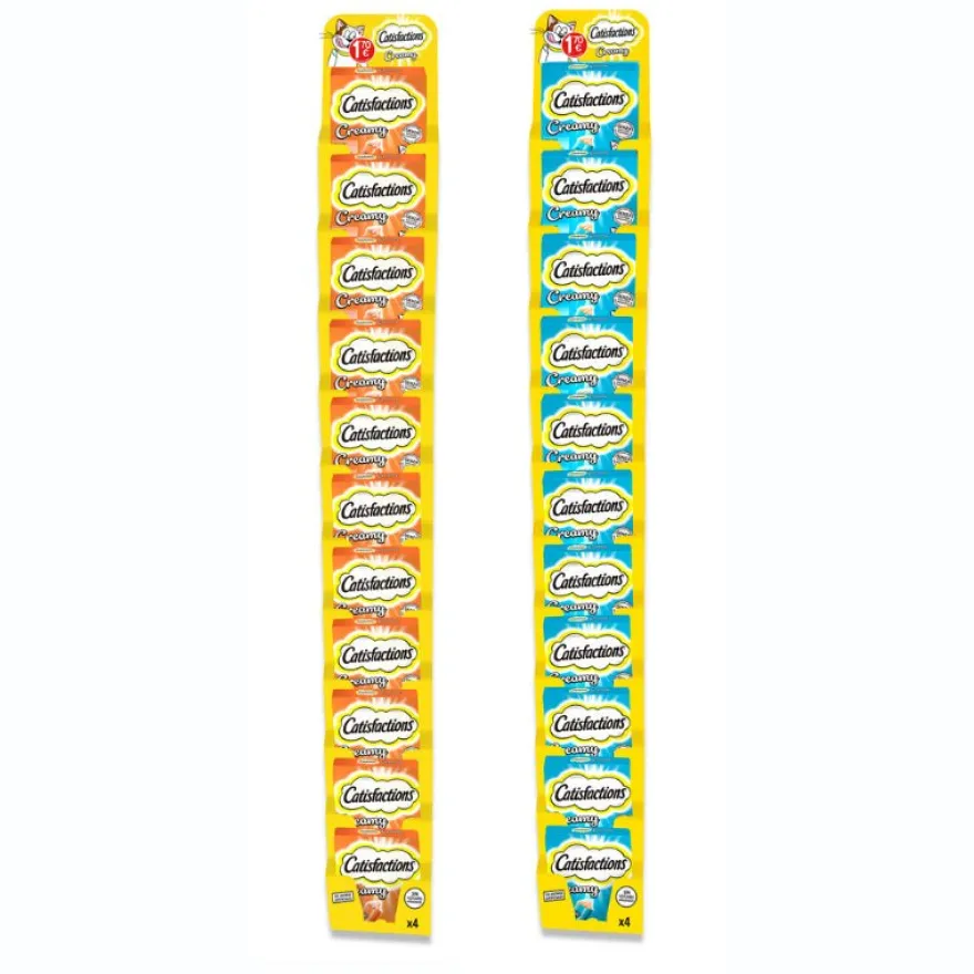 Pedigree Tiras Catisfactions Creamy Gato 22 u.