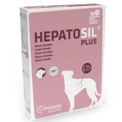 Pharmadiet Hepatosil Plus Complemento Alimenticio para Perros Grandes 30 tabletas