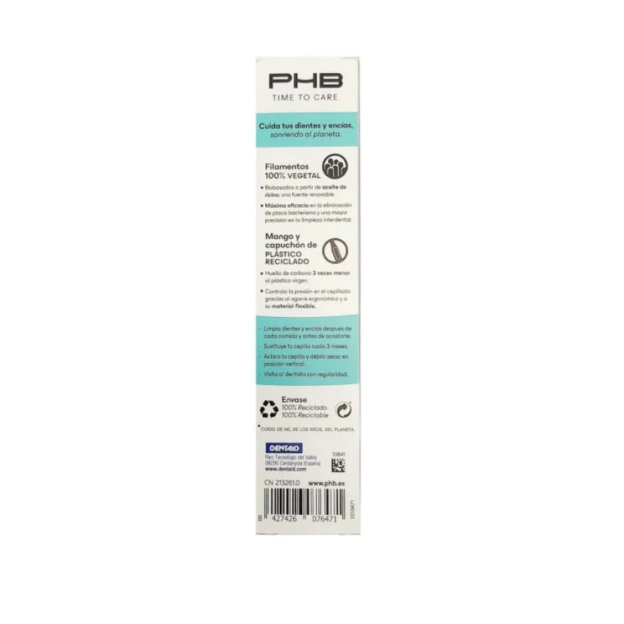 PHB Time To Care So Eco Cepillo Suave 2 Unidades