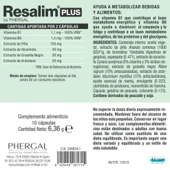 Phergal Resalim Plus 10 Cápsulas