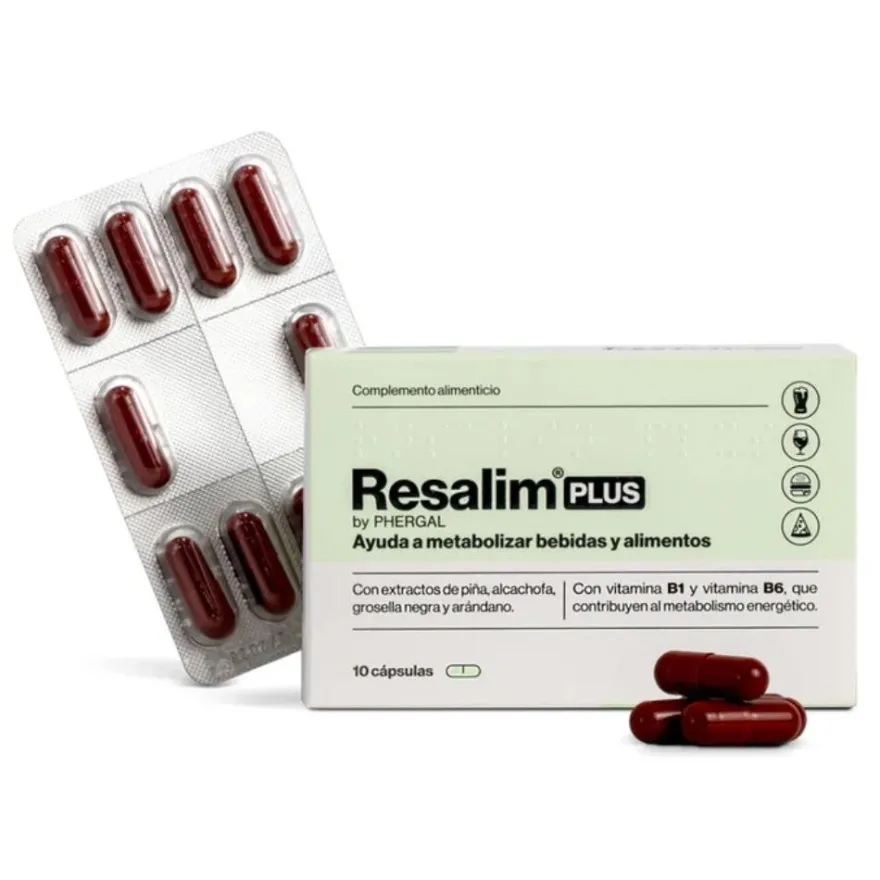 Phergal Resalim Plus 10 Cápsulas