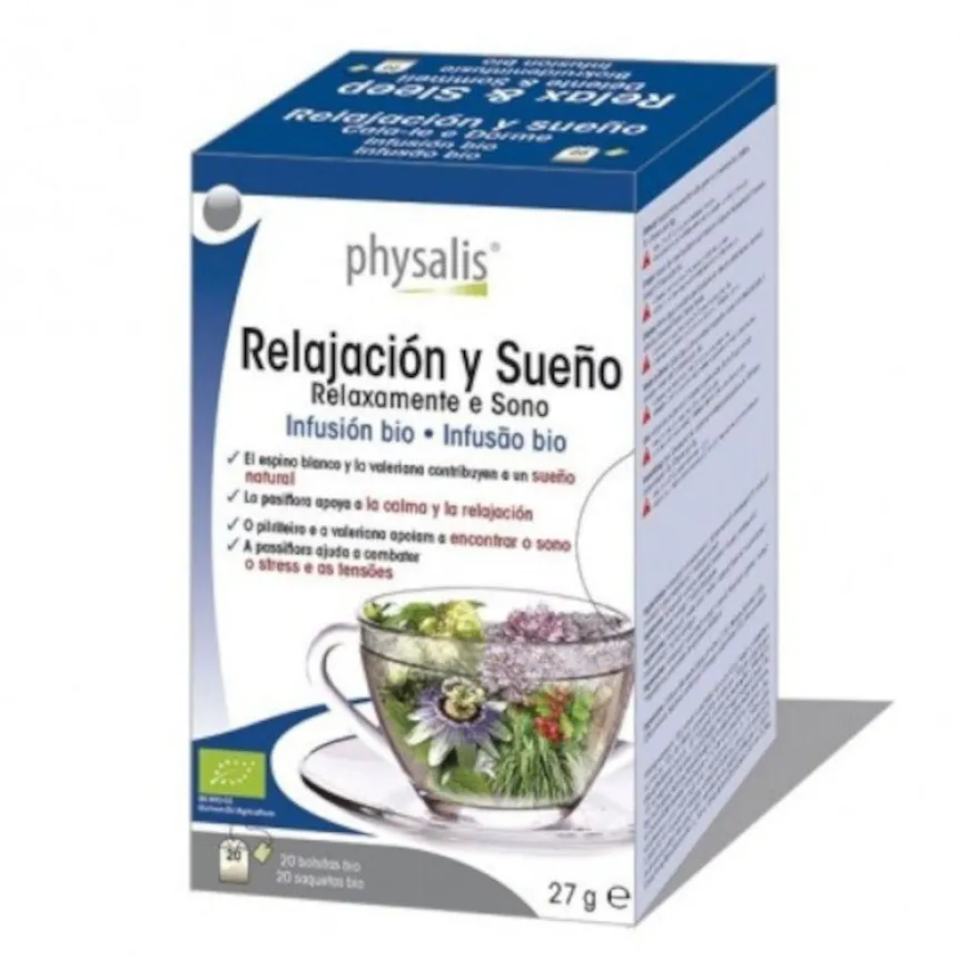 Physalis Relax y Sueño Infusión 20 Bolsitas