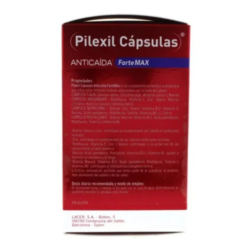 Pilexil Anticaída Forte Max Duplo 2x60 Cápsulas