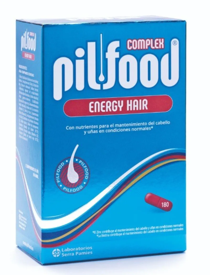 PILFOOD Complex Energy Hair 180 Comprimidos
