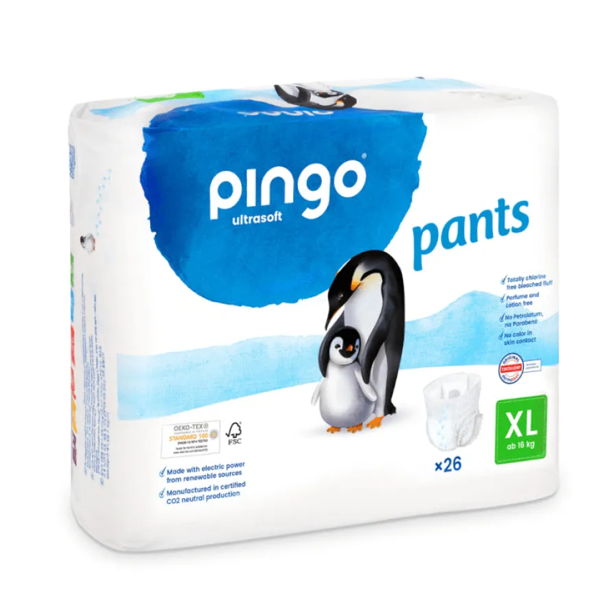 Pingo Pañales-Braguitas Ecológicos Talla 6 26 uds