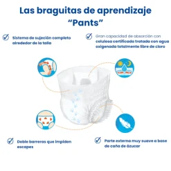 Pingo Pañales-Braguitas Ecológicos Talla 5 28 uds