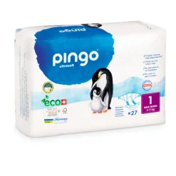 Pingo Pañales Ecológicos New Born Talla 1 27 uds