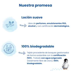 Pingo Toallitas Biodegradables sin Perfume 80 uds