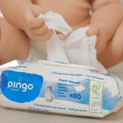 Pingo Toallitas Biodegradables sin Perfume 80 uds