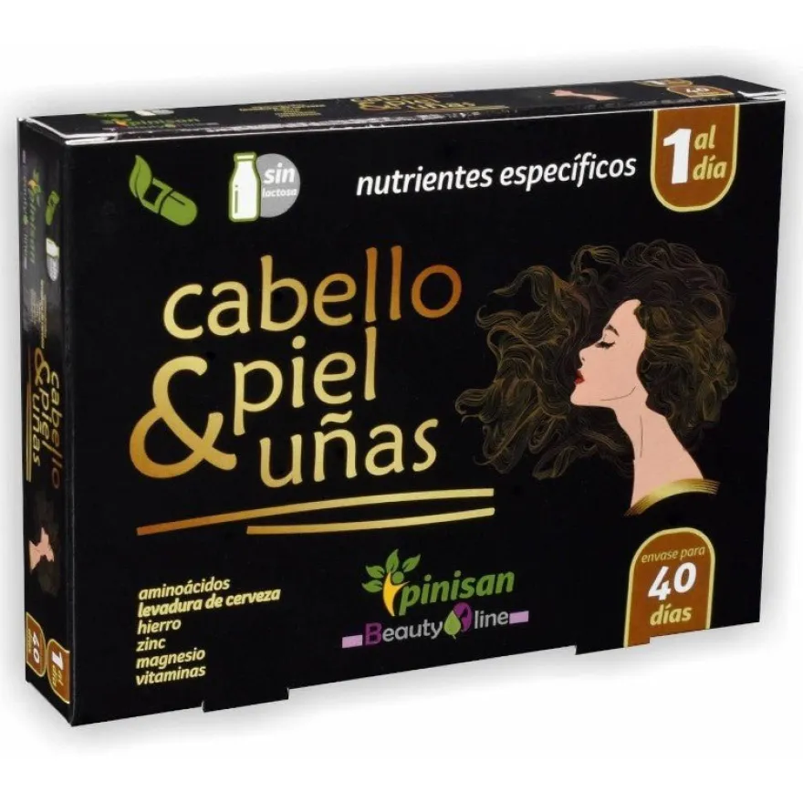 Pinisan Cabello Piel Uñas 40 Cápsulas