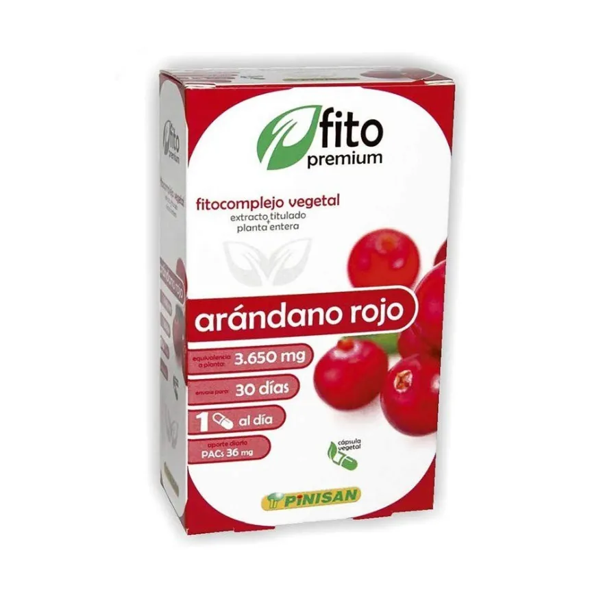 Pinisan Fitopremium Arándano Rojo 30 Cápsulas