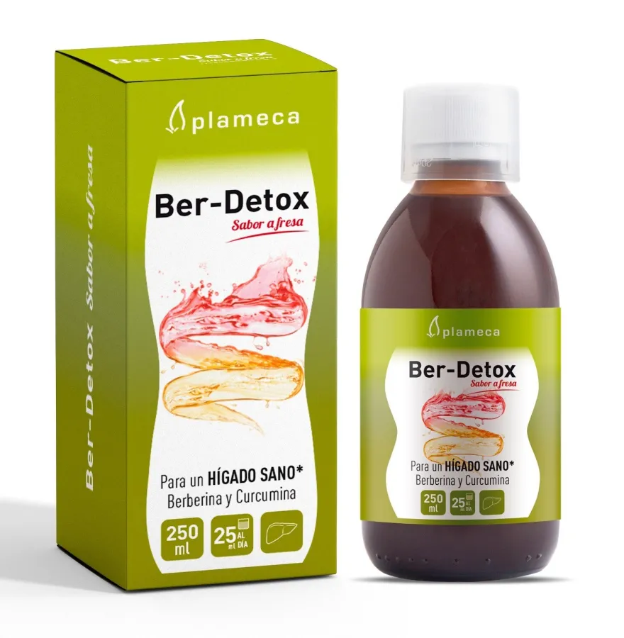 Plameca Ber-Detox Sabor Fresa 250 ml