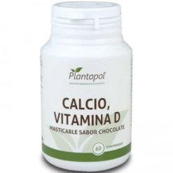Plantapol Calcio + Vitamina D Sabor Chocolate 60 Comprimidos
