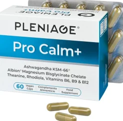 Pleniage Pro Calm+ complemento para el sistema nervioso 60 cápsulas