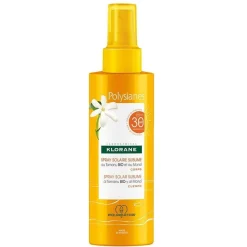 POLYSIANES Spray Solar Sublime al Monoï y Tamanu Bio SPF30 200ml - KLORANE