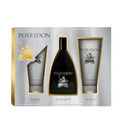 Poseidon Set Gold Ocean For Men Eau de Toilette 150ml + After Shave 150ml + Gel de Ducha 150ml