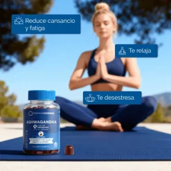 Premium Gummies Ashwagandha KSM-66 Suplemento Antiestrés 60 Gominolas